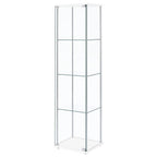 Bellatrix - 4-Shelf Clear Glass Curio Cabinet