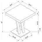 Freda - Square Height Dining Table