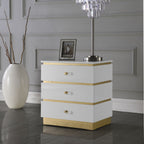 Esme - Side Table - White Lacquer