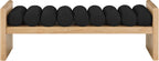 Waverly - Bench With Natural Frame