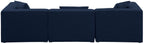 Cube - Linen Modular 3 Seat Sofa