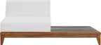 Rio - Chair With Integrated Table - Off White