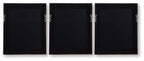 Hendridge - Wall Art Set (Set of 3) - Taupe / White
