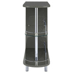 Adolfo - Rectangular 2-Tier Home Bar Table