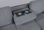 U0808 - Reversible Sofa Bed - Dark Gray