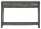 Freedan - Console Sofa Table - Grayish Brown