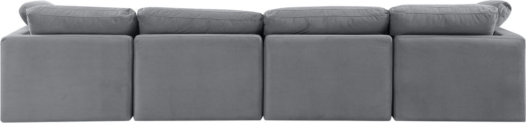Indulge - Velvet 4 Seat Modular Sofa