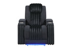 U8000 - Power Recliner With Power Headrest & LED Light - Black
