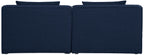 Cube - Linen Modular 2 Seat Armless Sofa