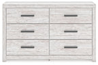 Cayboni - Six Drawer Dresser - Whitewash