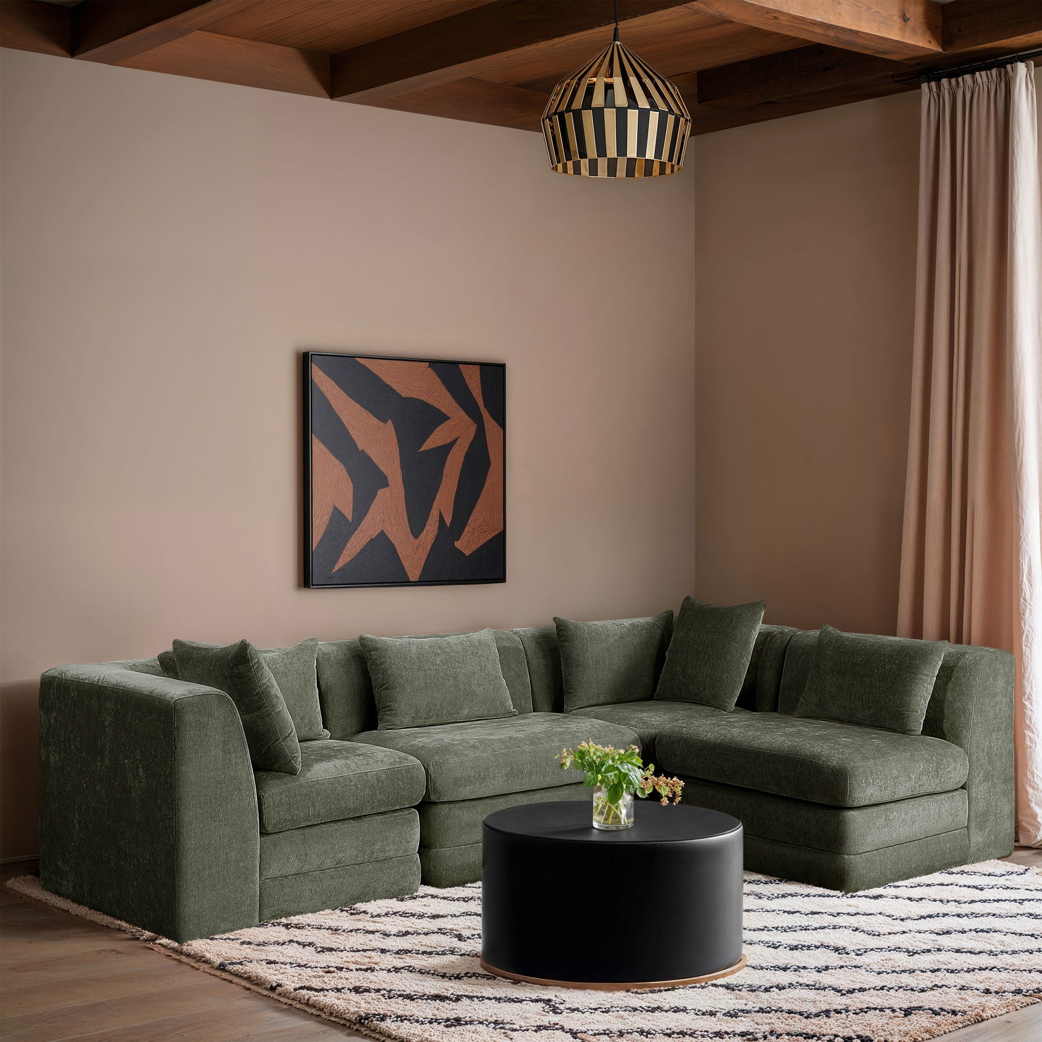 Stellar - 4 Piece Upholstered Modular Sectional