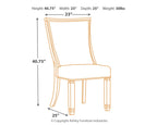 Bolanburg - Dining UPH Side Chair (Set of 2) - Lattice Back - Brown / Beige