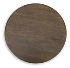 Hadcher - Accent Table - Cream / Brown