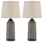 Lanson - Metal Table Lamp (Set of 2) - Antique Bronze Finish