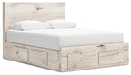 Lawroy - Panel Bed With Storage