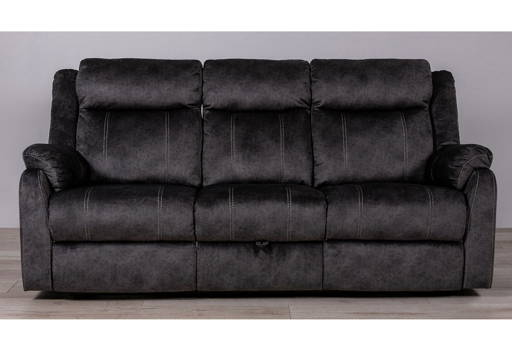 U7303 - Recliner Sofa / Console Power Recliner Loveseat / Glider Recliner - Granite