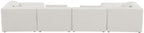 Cube - Linen 6 Piece Modular Double Chaise Sectional