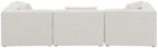 Cube - Linen Modular 3 Seat Sofa