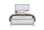 Lily - 4 Piece Full Bedroom Set (Bed, Dresser, Mirror, Nightstand) - White