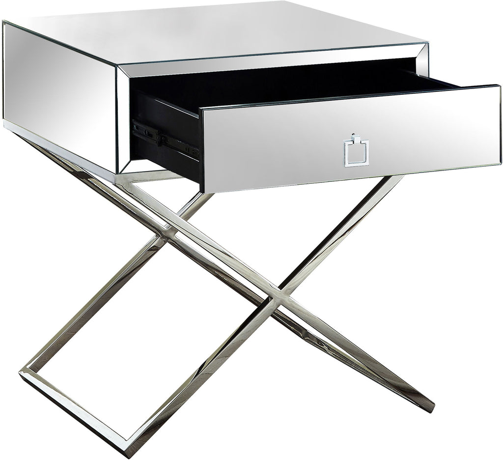 Lynn - Side Table - Chrome