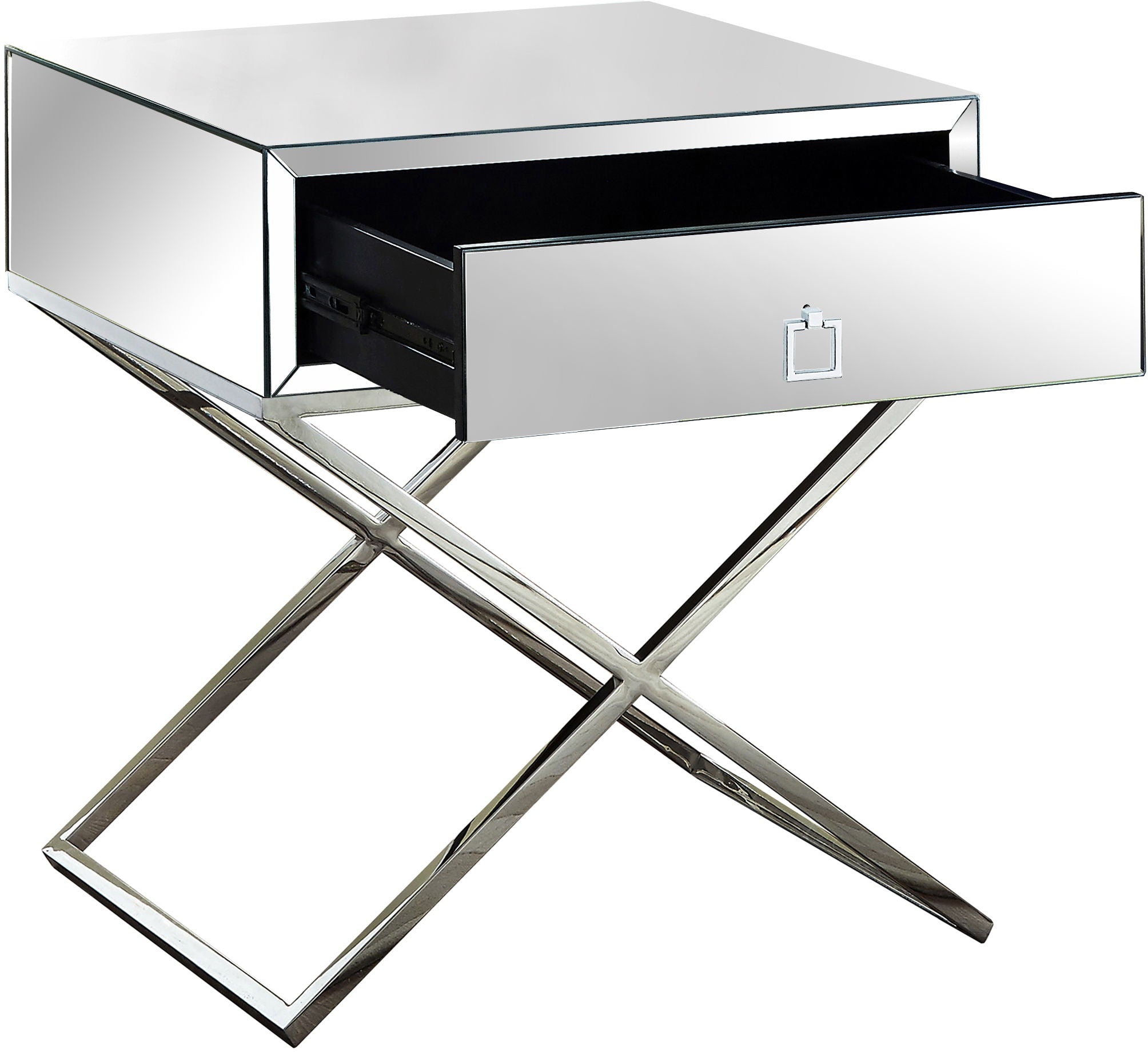 Lynn - Side Table - Chrome
