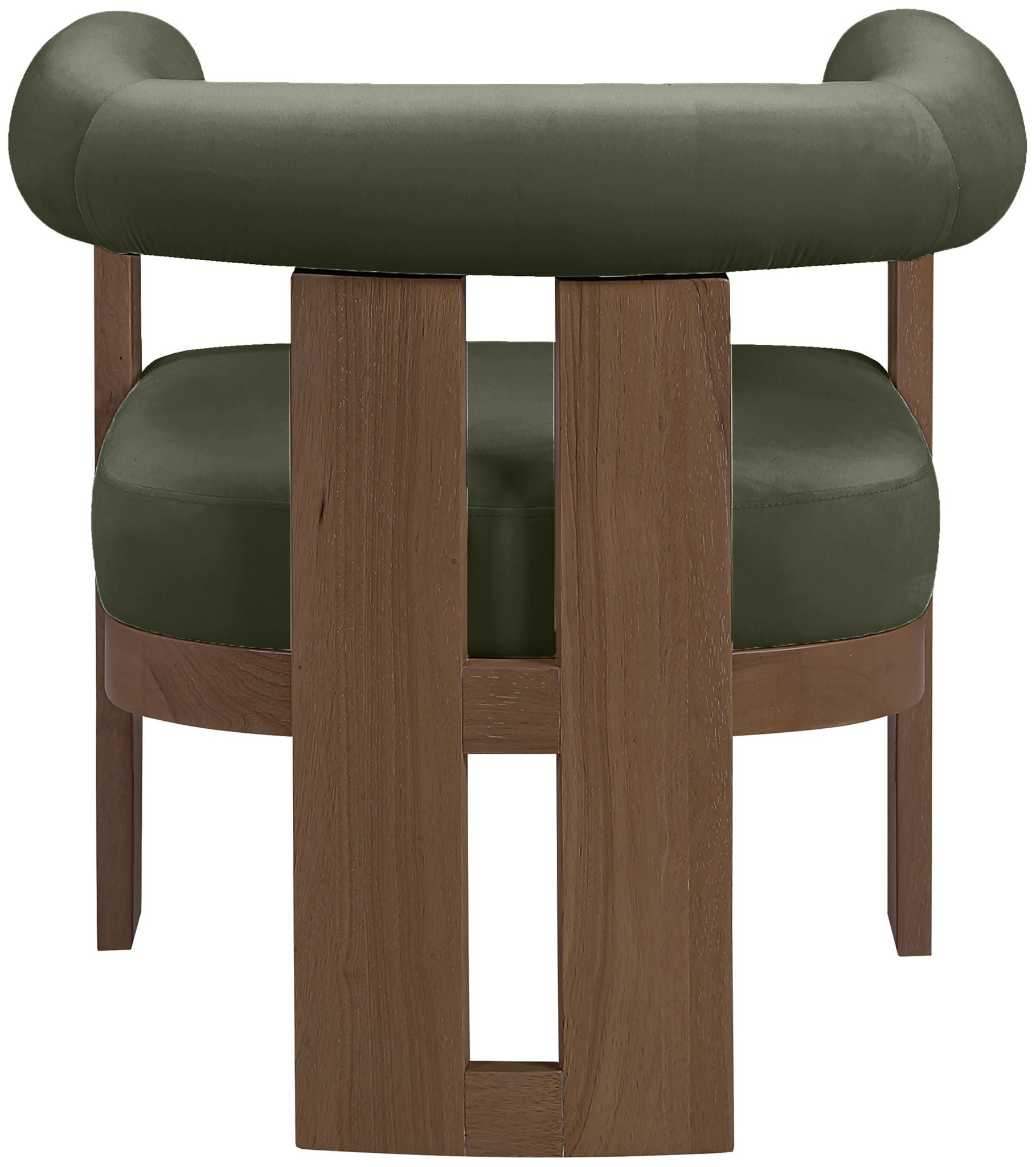 Arienzo - Performance Fabric Upholstered Accent Chair - Walnut Base