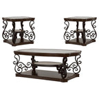 Laney - Glass Top Coffee And End Table Set