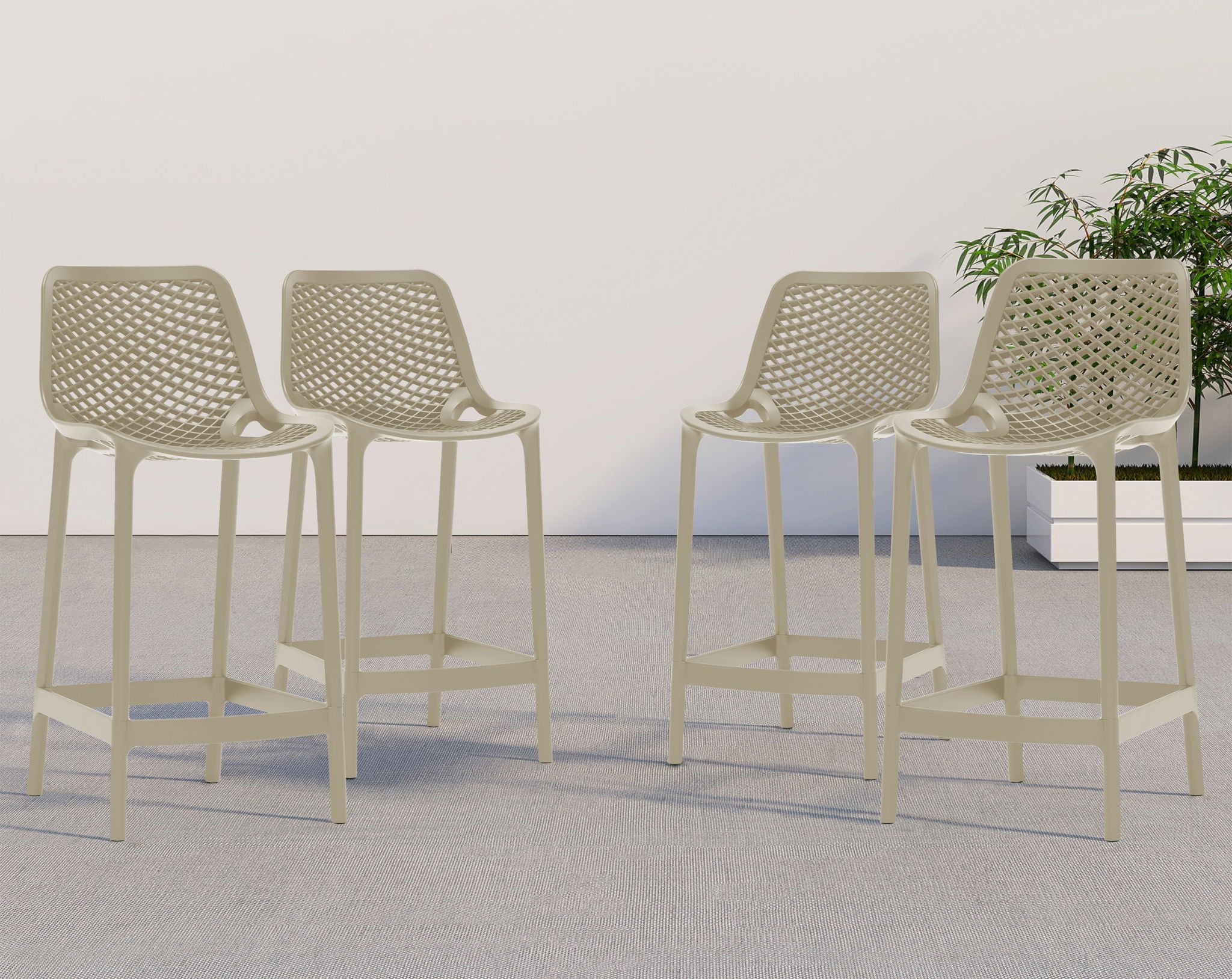Mykonos - Outdoor Patio Stool (Set of 2)