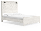 Gerridan - Panel Bed With Sconces