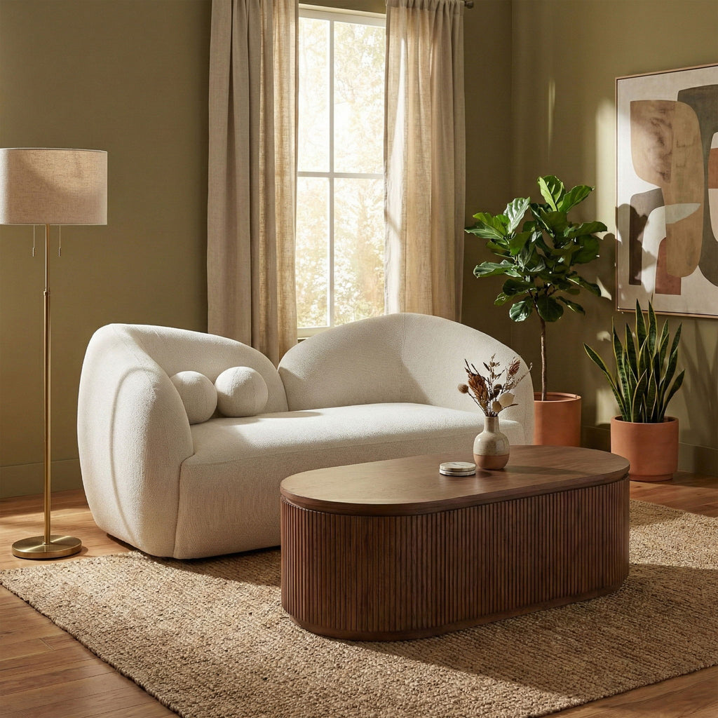 Elowen - Fabric Upholstered Loveseat