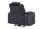 U8000 - Power Recliner With Power Headrest & LED Light - Black
