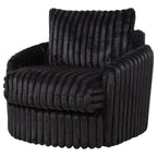 Sarco - Corduroy Upholstered Swivel Accent Arm Chair