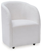 Rowanbeck - Dining Upholstered Arm Chair (Set of 2) - Ivory