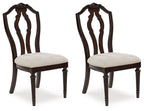 Lavinton - Dining Upholstered Side Chair (Set of 2) - Tan / Brown