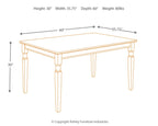 Owingsville - Rectangular Dining Room Table - Black / Brown