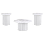 Rowena - Faux Marble Coffee Table Set