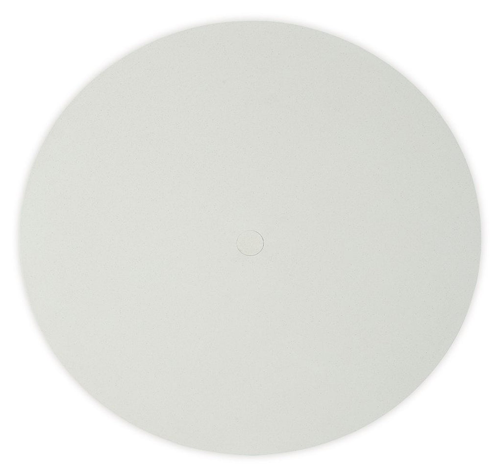 Seton Creek - Round Bar Table With Umbrella Option - Beige