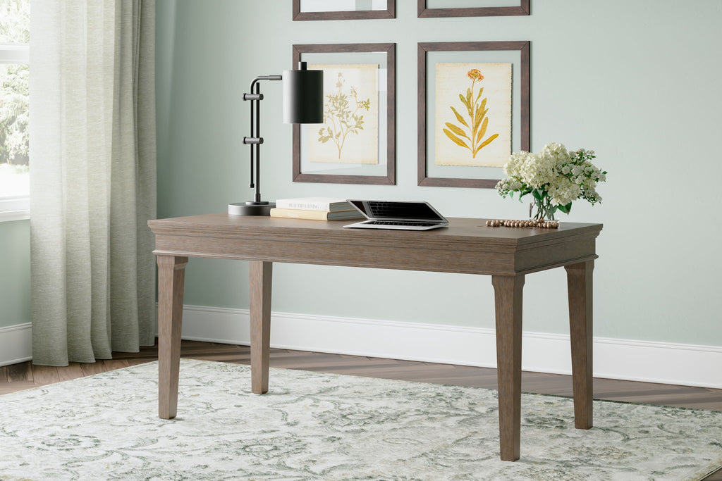 Janismore - Home Office Desk - Weathered Gray