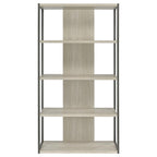 Loomis - 72" 4-Shelf Bookshelf - Whitewashed Gray