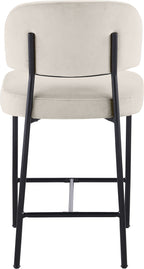 Zarelle - Performance Fabric Upholstered Counter Stool (Set of 2)