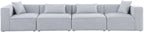 Cube - Linen Modular 4 Seat Sofa