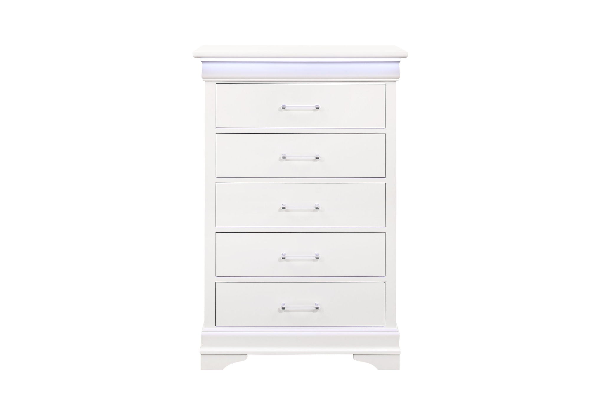 Charlie - Chest With LED - White