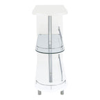 Adolfo - Rectangular 2-Tier Home Bar Table