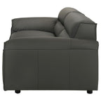 Buxton - Top Grain Leather Upholstered Sofa