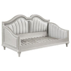 Evangeline - Upholstered Twin Daybed - Silver Oak
