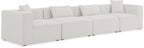 Cube - Linen Modular 4 Seat Sofa