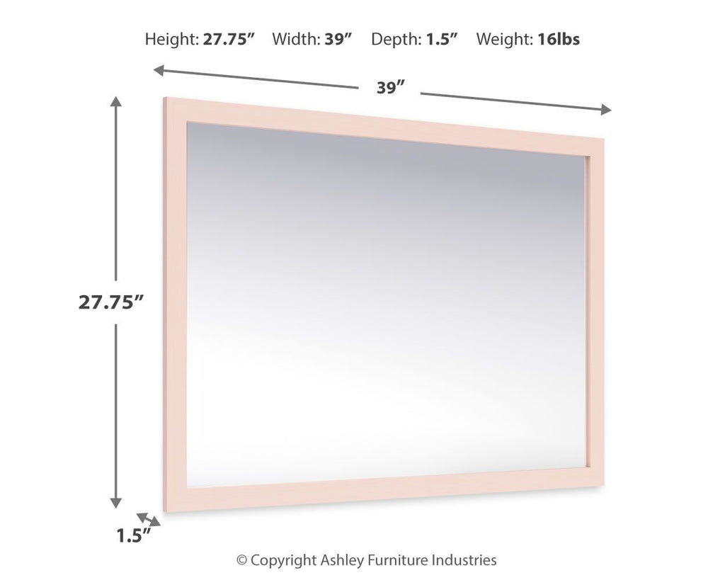 Wistenpine - Bedroom Mirror - Blush