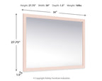 Wistenpine - Bedroom Mirror - Blush