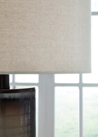 Dingerly - Glass Table Lamp - Brown