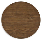 Mackifeld - Round End Table - Warm Brown